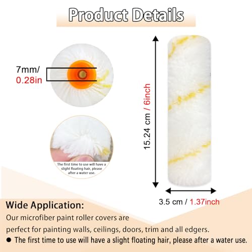 50 Pieces Paint Roller Cover
