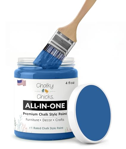 Denim 4 Fl Oz Chalk Paint for Furniture All in One