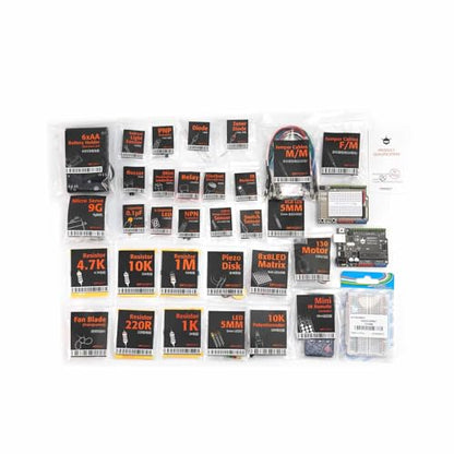Advanced Electronics Starter Kit with 30 Projects & 190+ Components