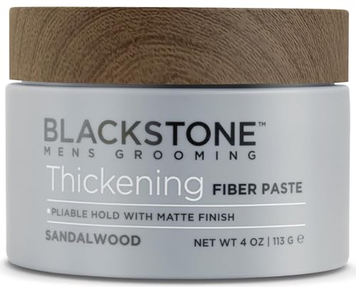 Men's Grooming Thickening Fiber Paste Gel for Hair Styling (4 Ounce)