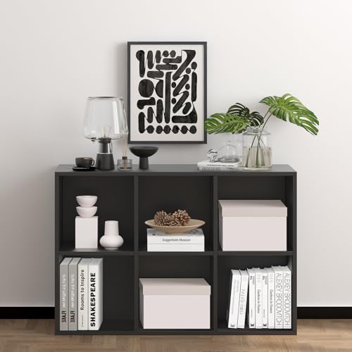 Wooden Cube Storage Organizer with Closed Back Panel