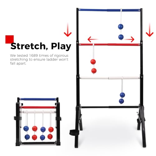 Metal Ladder Toss Game Set Outdoor Games
