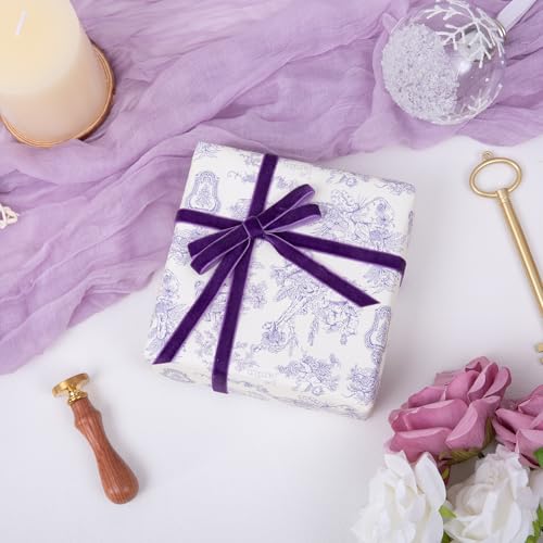 Vintage Purple Velvet Ribbon