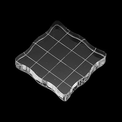 1.6"x1.6" Acrylic Stamp Block (6 Count)