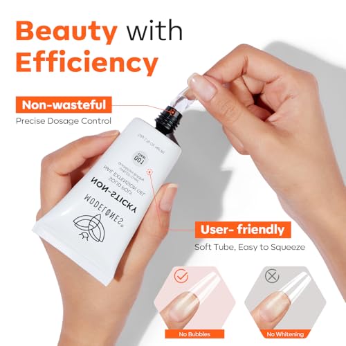 50g Clear Solid Builder Gel for Nails Poly Nail Gel Extension