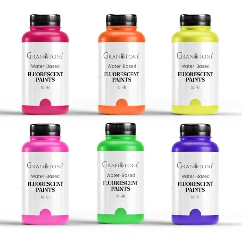 Neon Acrylic Paint Set 6 Colors 8 oz Each (48 Fl Oz)