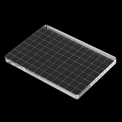 5" x 3.5" Acrylic Stamp Block (2 Count)
