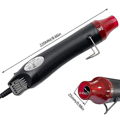 Heat Gun Mini Hot Air Gun for DIY Crafts Portable Heat Air Gun Tool for Embossing Shrink Wrapping Drying Paint