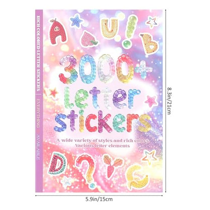 3000+ Pcs Alphabet Sticker for Journaling