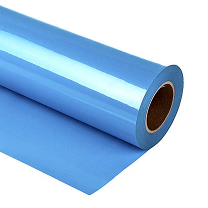 Heat Transfer Vinyl Sky Blue HTV Rolls (12 Foot)