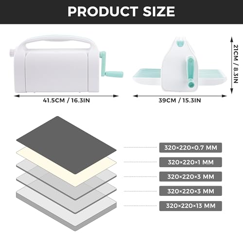 Find Scraplooms Adjustable 9 inch Die Cutting Machine Kit