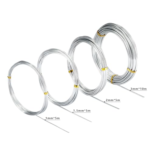 4 Pcs Aluminum Craft Wires (60.28 Foot)