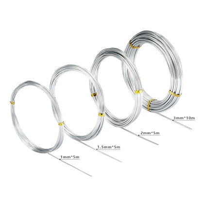 4 Pcs Aluminum Craft Wires (60.28 Foot)