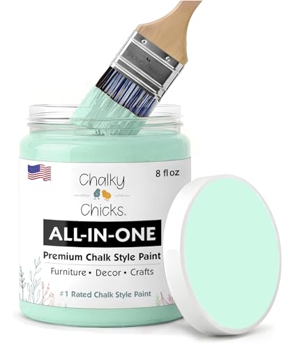 Wintergreen 8 Fl Oz Chalk Paint for Furniture All in One