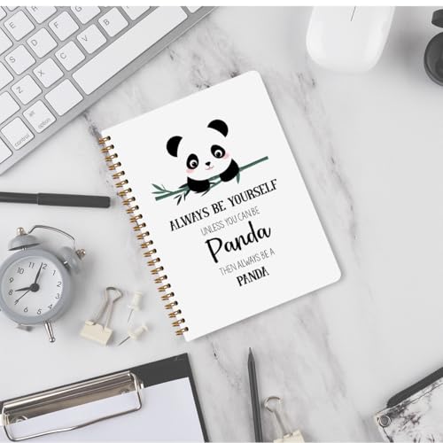 Cute Panda Gifts Spiral Notebook Journal