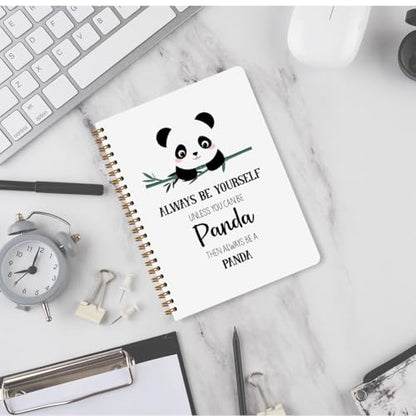 Cute Panda Gifts Spiral Notebook Journal