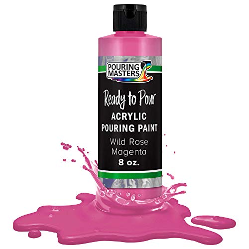 Pouring Masters Wild Rose Magenta Ready to Pour Acrylic Pouring Paint (8 Fl Oz)