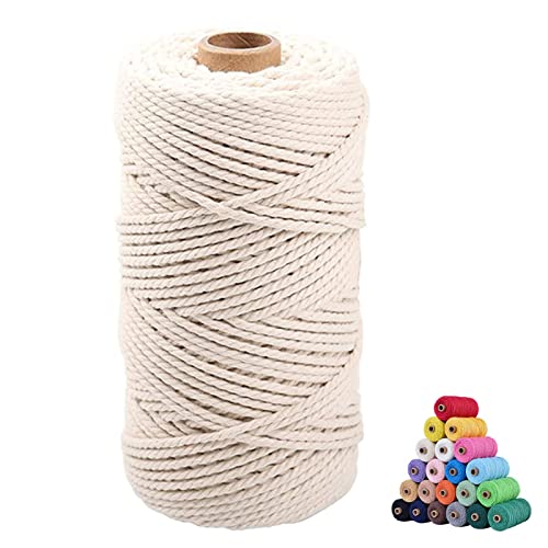 Macrame Cotton Cord 3mm x 109Yards (327 Foot)