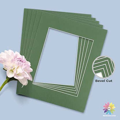 Mat Board Center 10 Pack 11x14 Photo Mats for 8x10 Picture (10 Count)
