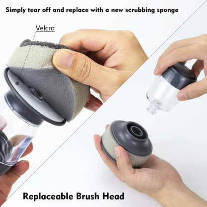 Dish Brush with Soap Dispenser