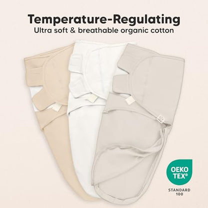 Newborn Swaddles with Zippers (3 Count)