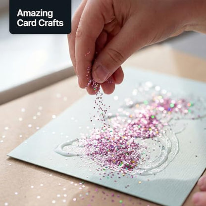 Craft Glitter Shaker Pink Holographic 130g Microfine (3.8 Ounce)