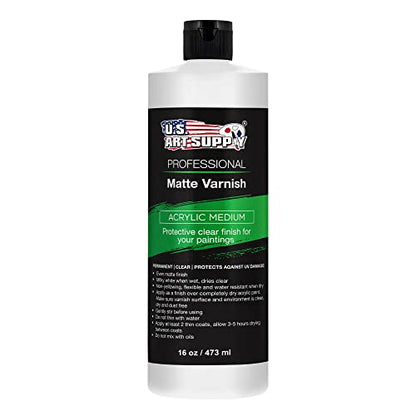 16 oz Matte Acrylic Varnish for Acrylic Painting