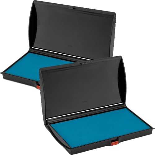 Large Premium Light Blue Ink Stamp Pad