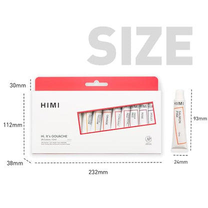 Gouache Paint Tube Set