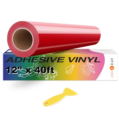 Red Permanent Vinyl (40 Sq Ft)