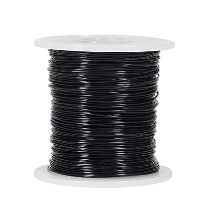 328ft 20 Gauge 0.8mm Aluminum Wire Black Soft for Jewelry