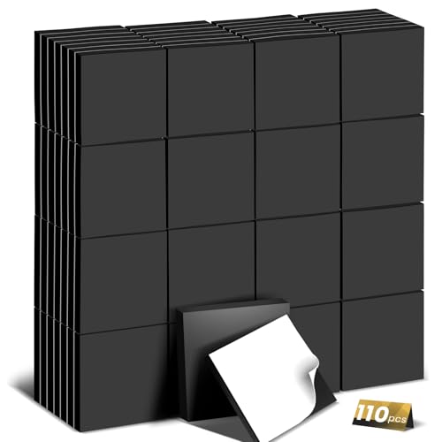 Magnets with Adhesive Backing 110Pcs Squares 20x20x2mm