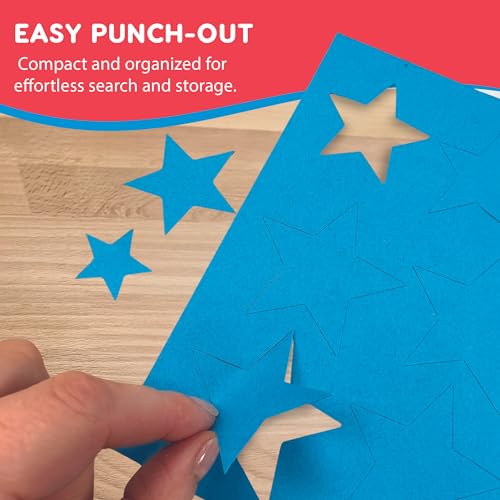 Heart Star Hexagon Rectangle Cutouts (696 Count)