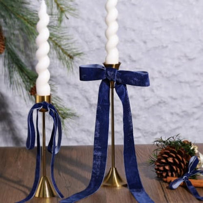 Navy Velvet Ribbon