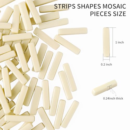 Stick Mosaic Tiles for Crafts Bulk (5.29 Ounce)
