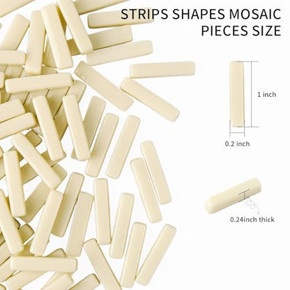 Stick Mosaic Tiles for Crafts Bulk (5.29 Ounce)