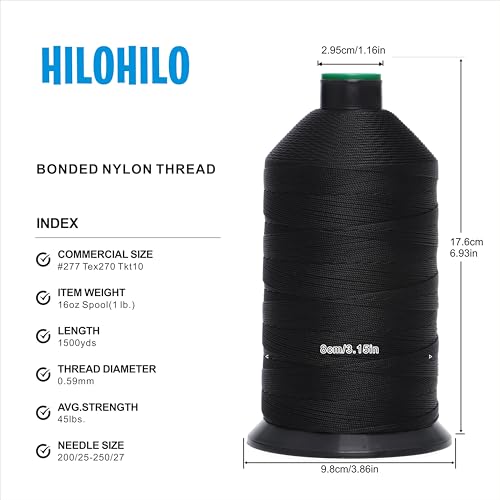 Extra Strong Bonded Nylon Thread #277 Tex270