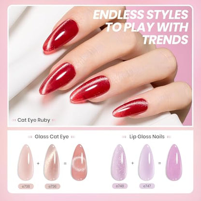 Beetles Jelly Gel Nail Polish Set
