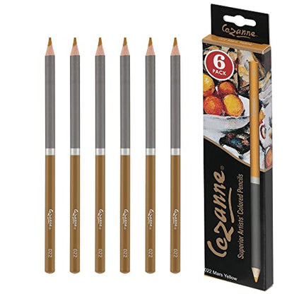 Creative Mark Premium Colored Pencils Mars Yellow 6 Pack (6 Count)