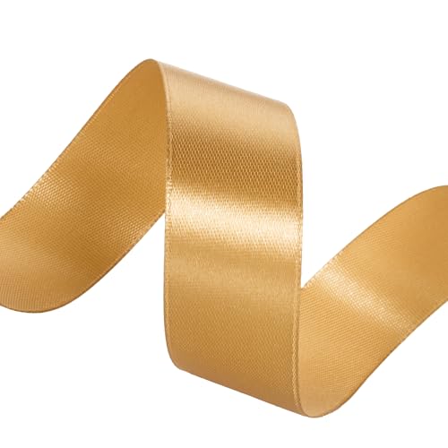 1 Copper Solid Satin Ribbon for Gift Wrapping