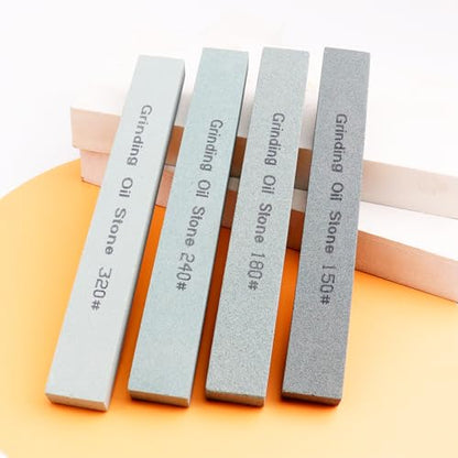 4Pcs Flat Sharpening Stone Set (4 Count)