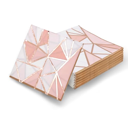 80 Pack Napkins Disposable Paper Towel Cocktail Dinner Party Decoration (80 Count)