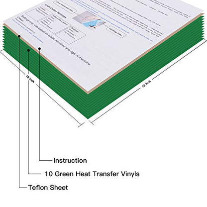Green HTV Heat Transfer Vinyl