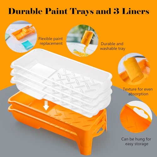 Mini Foam Paint Roller Kit