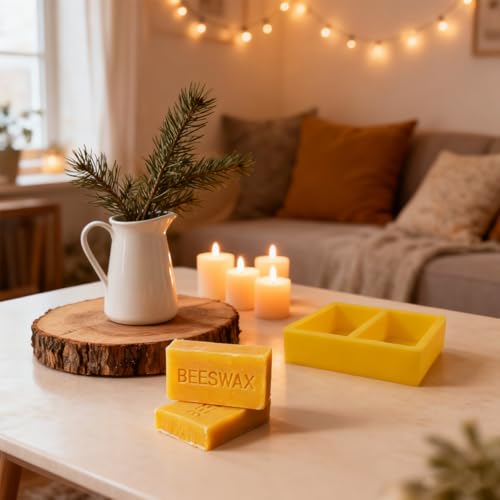 Silicone Beeswax Mold for 2 x 1 lb Blocks