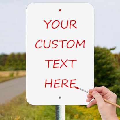 Blank Aluminum Signs 10 (10 Count)
