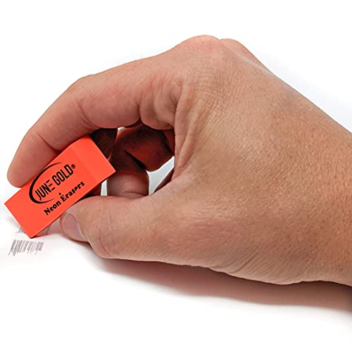 28 Neon Colored Rubber Erasers (28 Count)