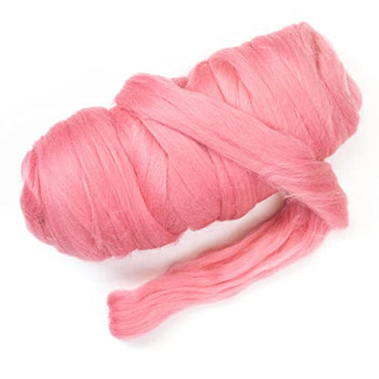 Colored Natural Wool roving (16 Ounce)