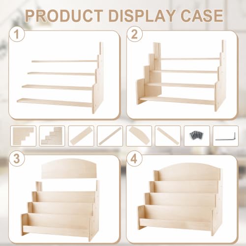 4 Tier Wooden Greeting Card Display Stand