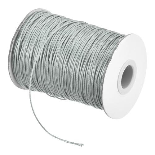Waxed Cord 1mm Waxed Polyester Cord 175 Yard Wax String for Bracelet Making